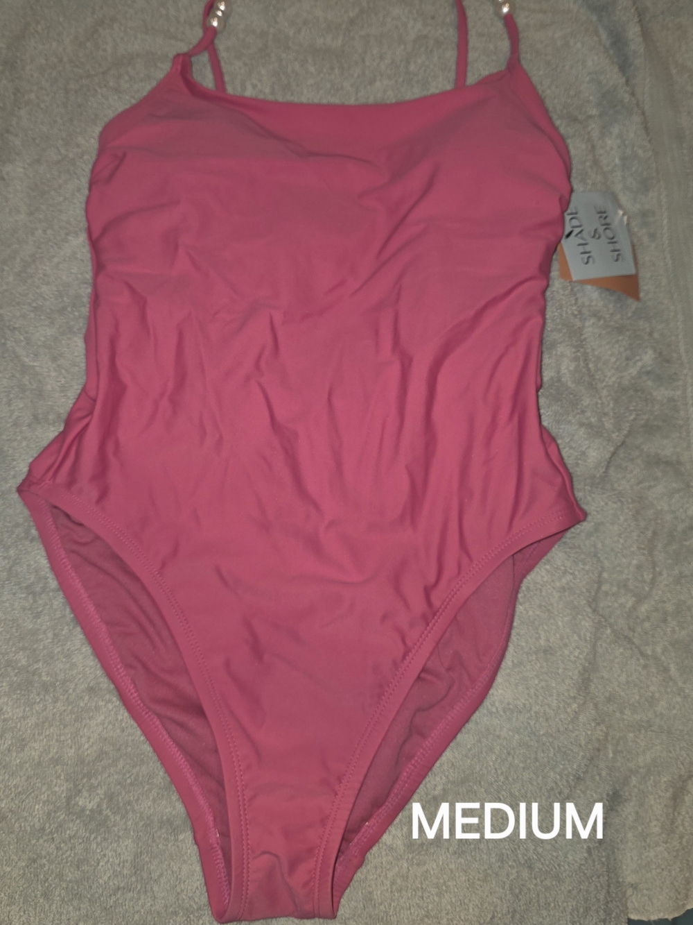 Shade & Shore Pink One-Piece Swimsuit